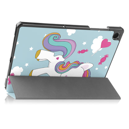 Capa para Samsung Galaxy Tab A9+, Techsuit, FoldPro Unicorn, Multicolor