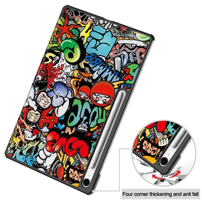 Capa para Samsung Galaxy Tab S10 FE+, Techsuit, FoldPro Urban Vibe, Multicolor