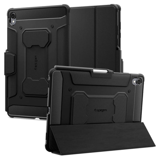 Capa para Samsung Galaxy Tab S11, Spigen, Rugged Armor Pro, Preta ACS10149