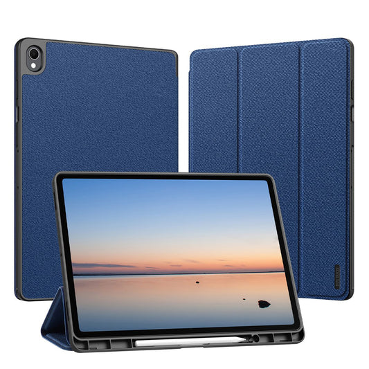 Capa para Samsung Galaxy Tab S12 Plus, DUX DUCIS, Domo com suporte para caneta, azul