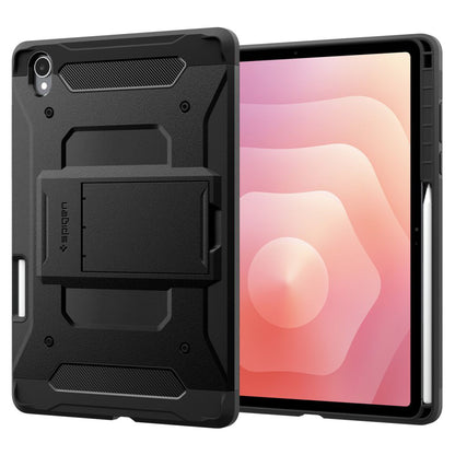 Capa para Samsung Galaxy Tab S12 Plus, Spigen, Tough Armor Pro, Preta ACS11827