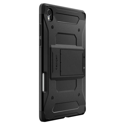 Capa para Samsung Galaxy Tab S12 Plus, Spigen, Tough Armor Pro, Preta ACS11827