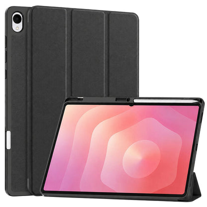 Capa para Samsung Galaxy Tab S12 Plus, Techsuit, Flex Trifold, Preta