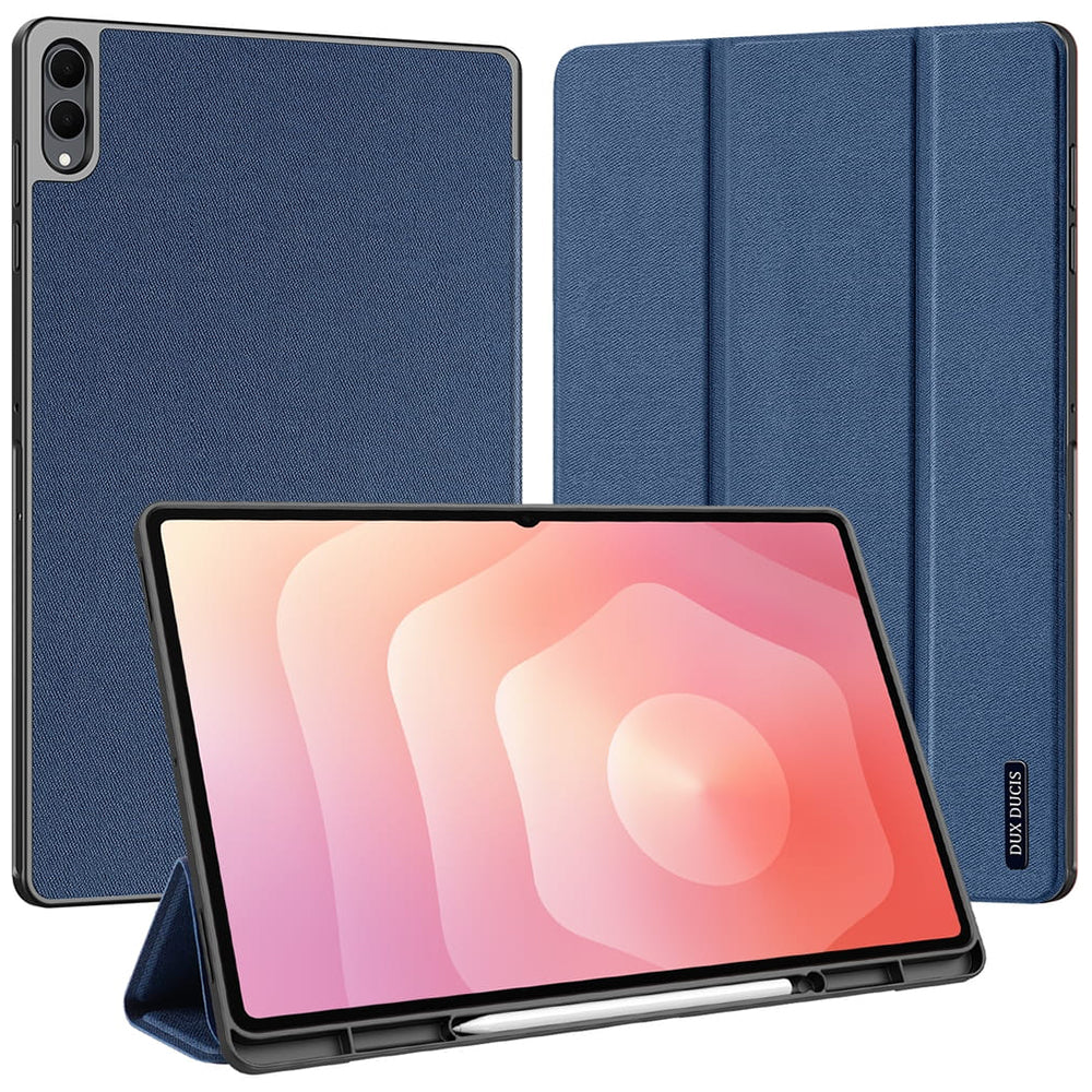 Capa para Samsung Galaxy Tab S12 Ultra / Tab S11 Ultra, DUX DUCIS, Domo com suporte para caneta, azul