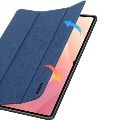 Capa para Samsung Galaxy Tab S12 Ultra / Tab S11 Ultra, DUX DUCIS, Domo com suporte para caneta, azul