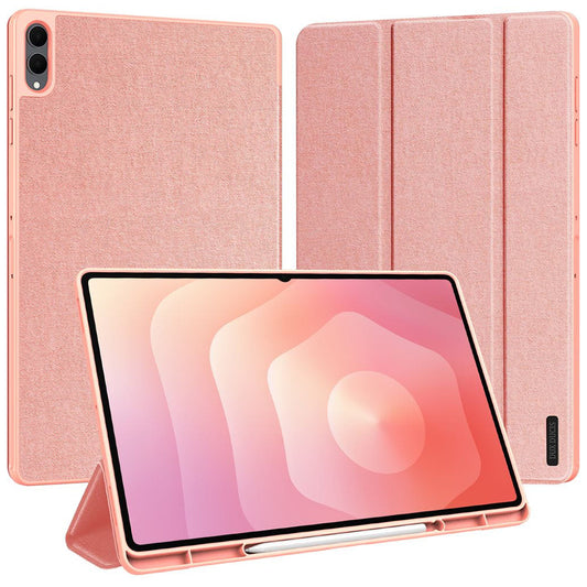 Capa para Samsung Galaxy Tab S12 Ultra / Tab S11 Ultra, DUX DUCIS, Domo com suporte para caneta, cor-de-rosa