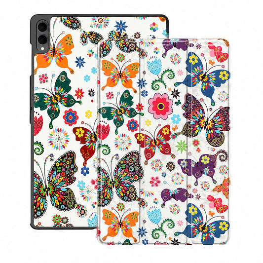 Capa para Samsung Galaxy Tab S12 Ultra / Tab S11 Ultra, Techsuit, FoldPro Butterfly, Multicolor