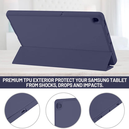 Capa para Samsung Galaxy Tab S6 Lite (2024) / Tab S6 Lite (2022) / Tab S6 Lite (2020), Techsuit, Flex Trifold, Azul Marinho