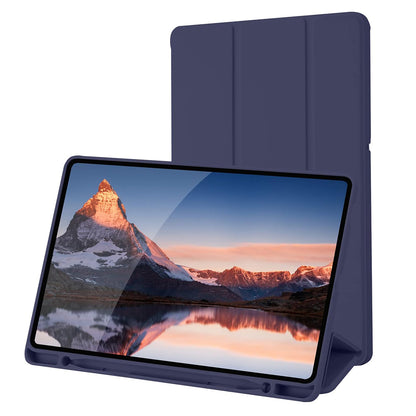 Capa para Samsung Galaxy Tab S6 Lite (2024) / Tab S6 Lite (2022) / Tab S6 Lite (2020), Techsuit, Flex Trifold, Azul Marinho