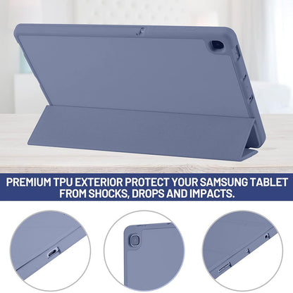 Capa para Samsung Galaxy Tab S6 Lite (2024) / Tab S6 Lite (2022) / Tab S6 Lite (2020), Techsuit, Flex Trifold, Roxa