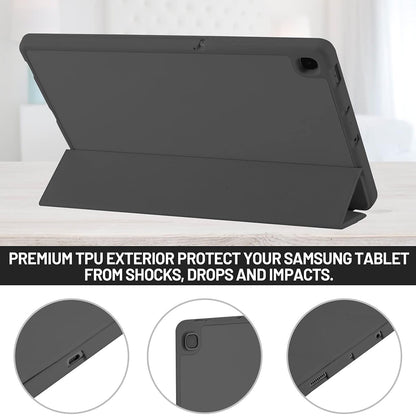 Capa para Samsung Galaxy Tab S6 Lite (2024) / Tab S6 Lite (2022) / Tab S6 Lite (2020), Techsuit, Flex Trifold, Preta