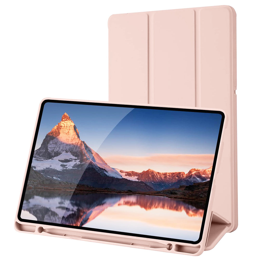 Capa para Samsung Galaxy Tab S6 Lite (2024) / Tab S6 Lite (2022) / Tab S6 Lite (2020), Techsuit, Flex Trifold, Rosa