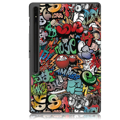Capa para Samsung Galaxy Tab S8 Ultra, Techsuit, FoldPro Urban Vibe, Multicolor