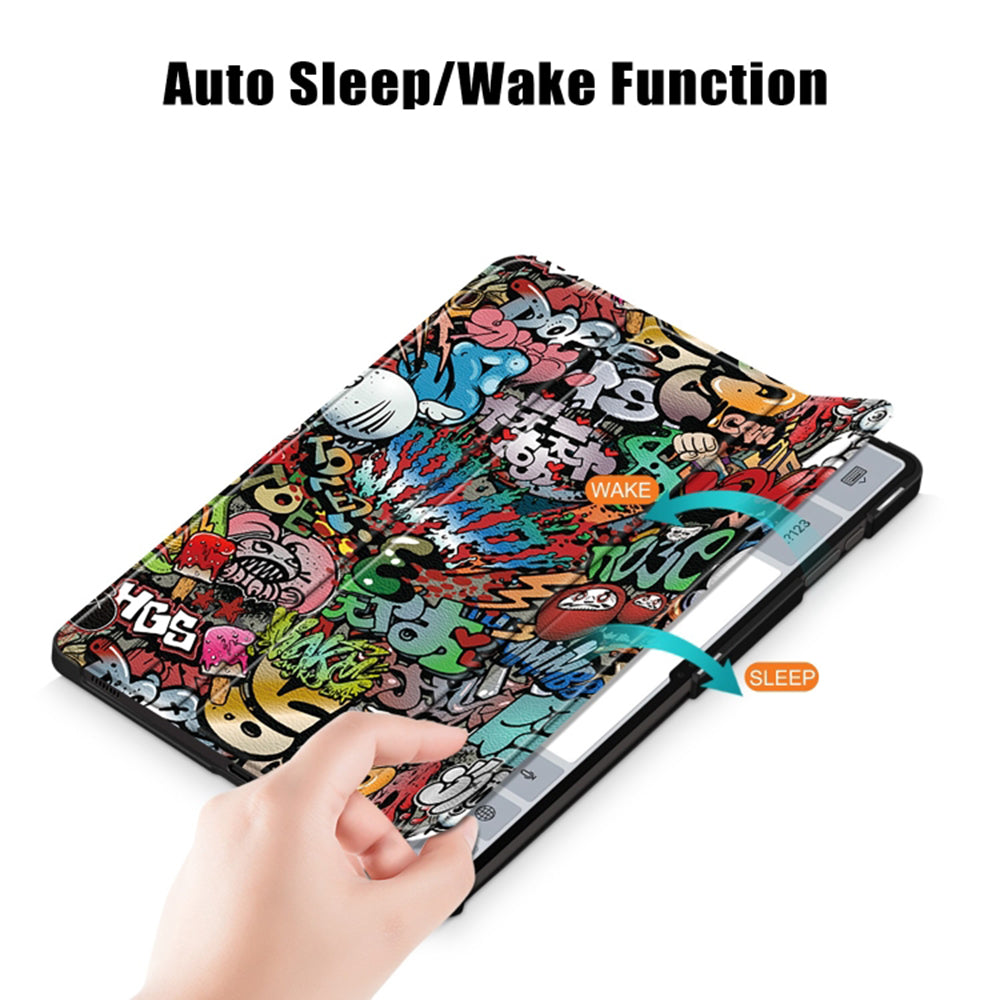 Capa para Samsung Galaxy Tab S8 Ultra, Techsuit, FoldPro Urban Vibe, Multicolor