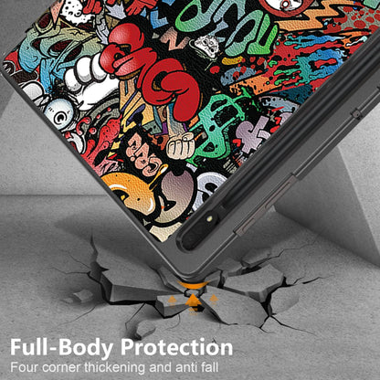 Capa para Samsung Galaxy Tab S8 Ultra, Techsuit, FoldPro Urban Vibe, Multicolor