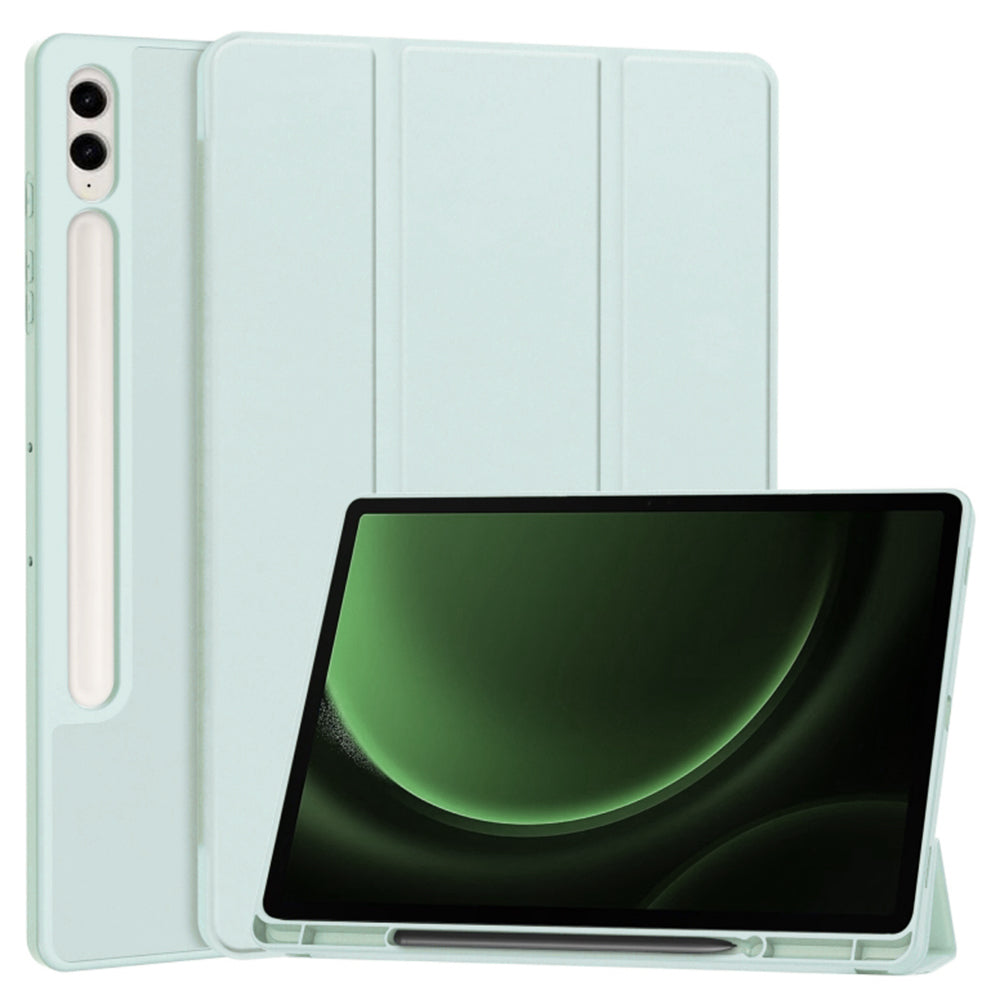 Capa para Samsung Galaxy Tab S9 FE+, Techsuit, Flex Trifold, Azul