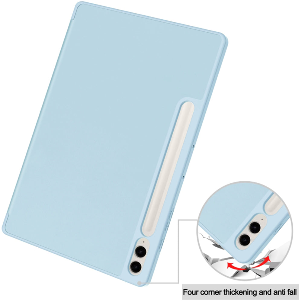 Capa para Samsung Galaxy Tab S9 FE+, Techsuit, Flex Trifold, Azul