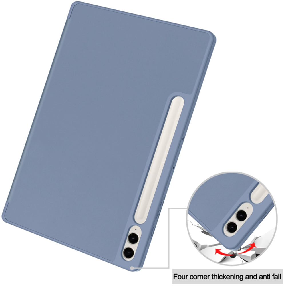 Capa para Samsung Galaxy Tab S9 FE+, Techsuit, Flex Trifold, Roxo