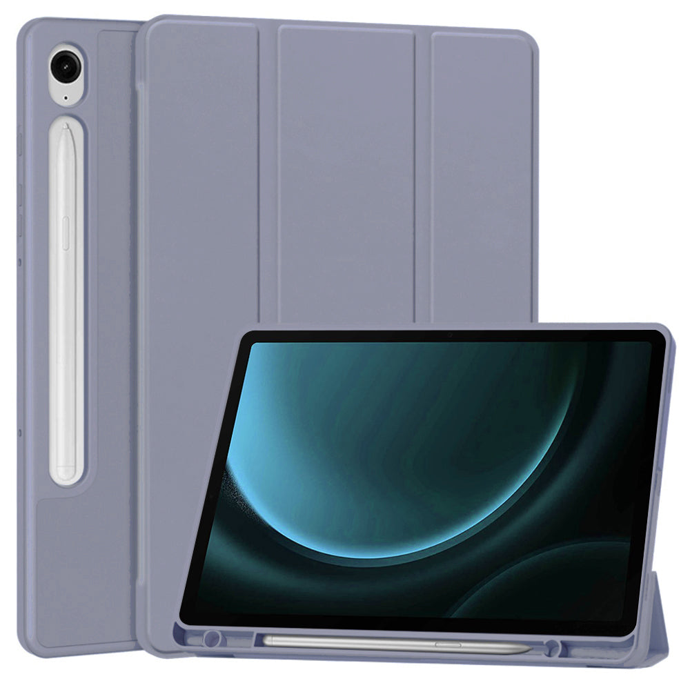 Capa para Samsung Galaxy Tab S9 FE / Tab S9 / Tab S10 FE, Techsuit, Flex Trifold, Roxa