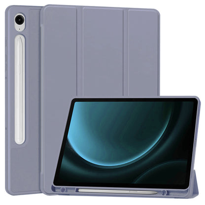 Capa para Samsung Galaxy Tab S9 FE / Tab S9 / Tab S10 FE, Techsuit, Flex Trifold, Roxa