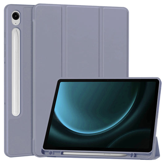 Capa para Samsung Galaxy Tab S9 FE / Tab S9 / Tab S10 FE, Techsuit, Flex Trifold, Roxa
