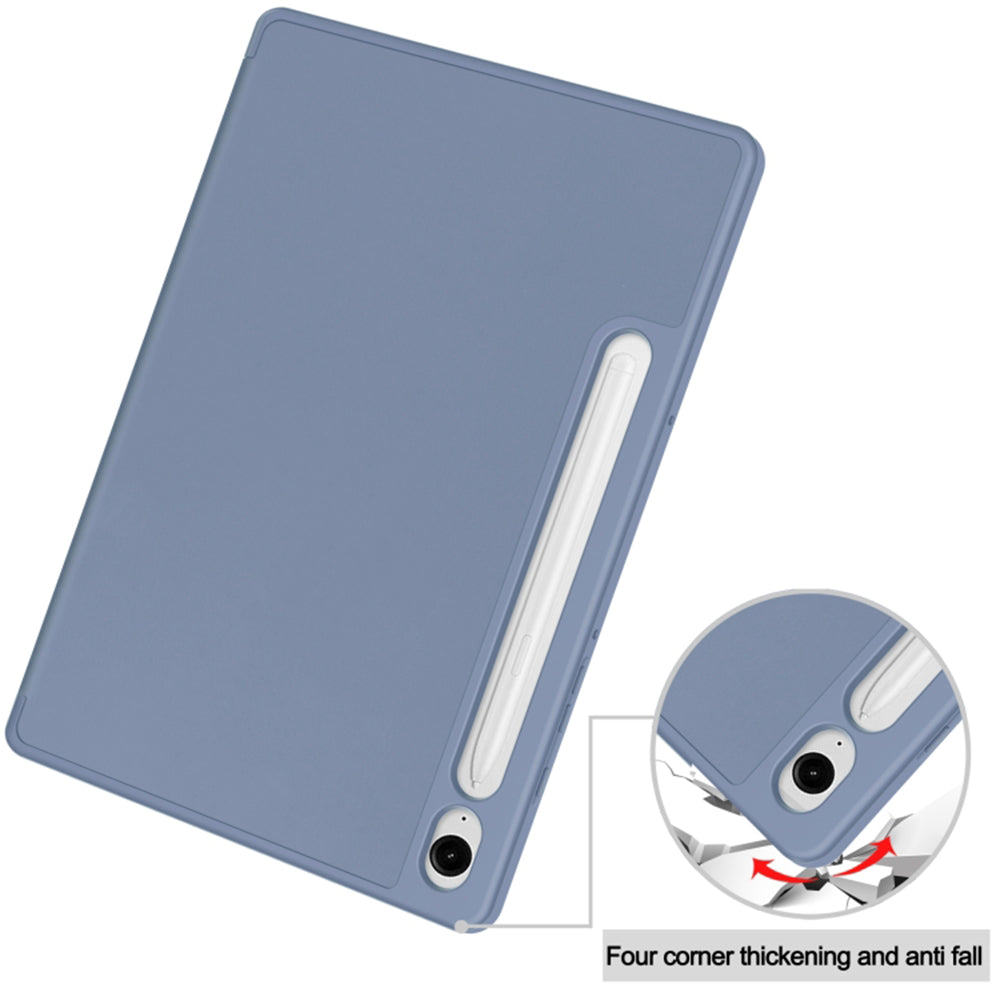 Capa para Samsung Galaxy Tab S9 FE / Tab S9 / Tab S10 FE, Techsuit, Flex Trifold, Roxa