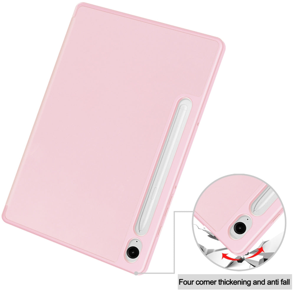 Case for Samsung Galaxy Tab S9 FE / Tab S9 / Tab S10 FE, Techsuit, Flex Trifold, Pink