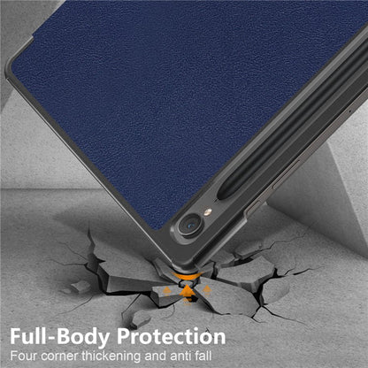 Capa para Samsung Galaxy Tab S9 FE / Tab S9 / Tab S10 FE, Techsuit, FoldPro, Azul