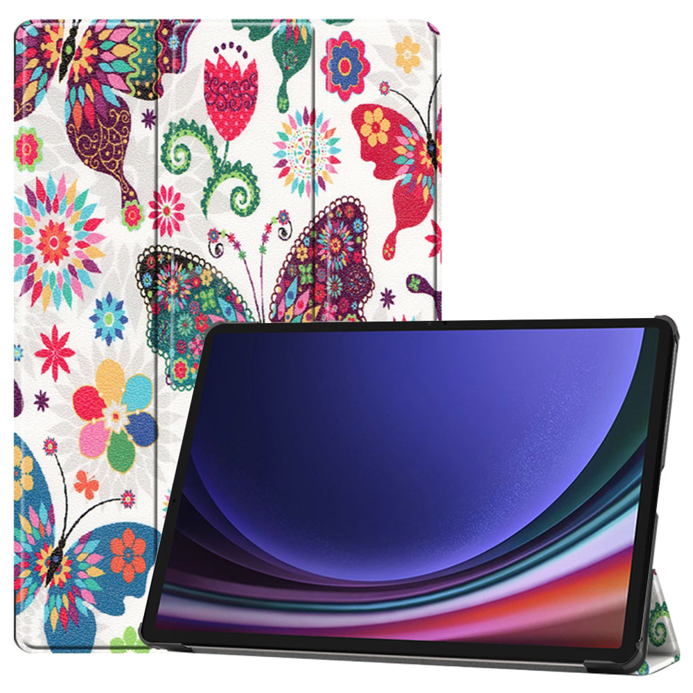 Capa para Samsung Galaxy Tab S9 FE / Tab S9 / Tab S10 FE, Techsuit, FoldPro Butterfly, Multicolor