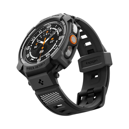 Capa Spigen Rugged Armor Pro para Samsung Galaxy Watch Ultra2, Preta Mate ACS11612