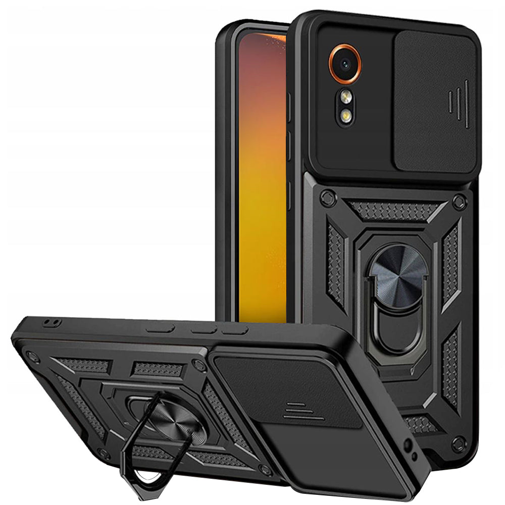 Case for Samsung Galaxy Xcover7 G556, Techsuit, CamShield, Black