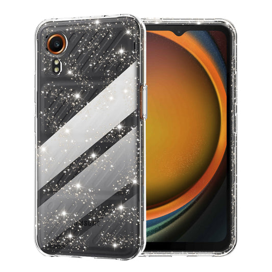 Capa para Samsung Galaxy Xcover7 G556, Techsuit, SparkleSkin, Transparente