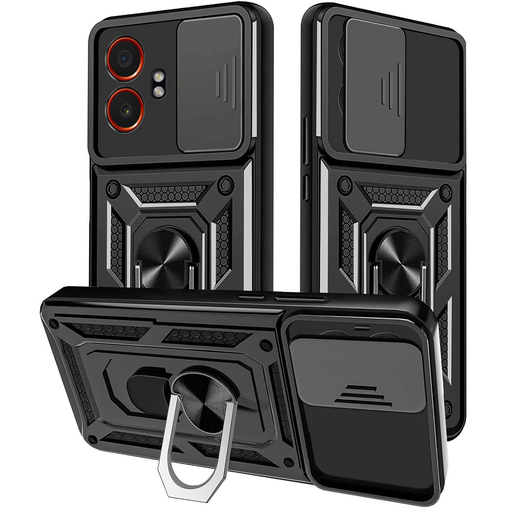 Capa para Samsung Galaxy XCover7 Pro, Techsuit, CamShield, Preta