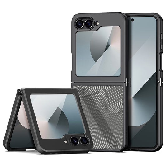 Capa para Samsung Galaxy Z Flip6 F741, DUX DUCIS, Aimo, Preta