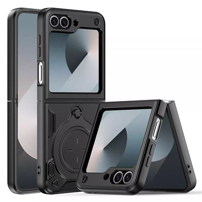 Capa para Samsung Galaxy Z Flip7 FE F761 / Z Flip6 F741, Techsuit, CamGuard Pro, Preta