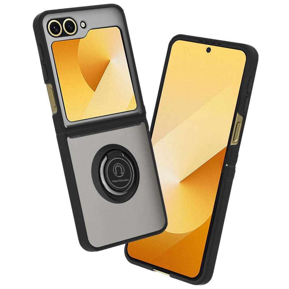 Capa para Samsung Galaxy Z Flip7 FE F761 / Z Flip6 F741, Techsuit, Glinth, Preta