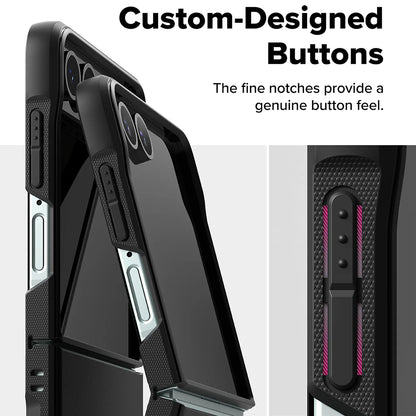 Capa para Samsung Galaxy Z Flip7 F766, Ringke, Onyx, Preta