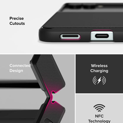 Capa para Samsung Galaxy Z Flip7 F766, Ringke, Onyx, Preta