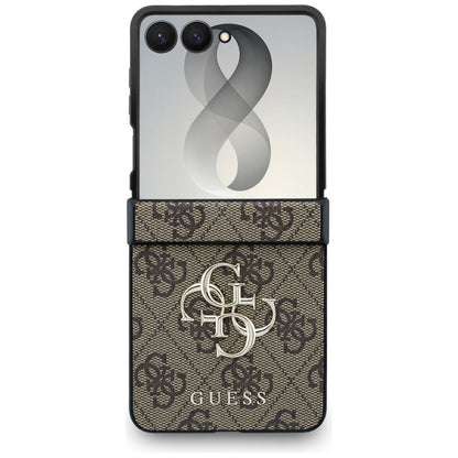 Capa para Samsung Galaxy Z Flip8 F776, Guess, 4G Big Logo, Castanha