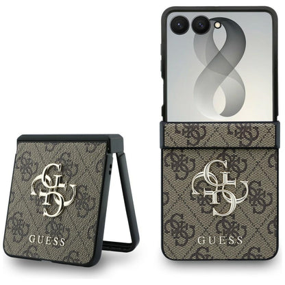 Capa para Samsung Galaxy Z Flip8 F776, Guess, 4G Big Logo, Castanha