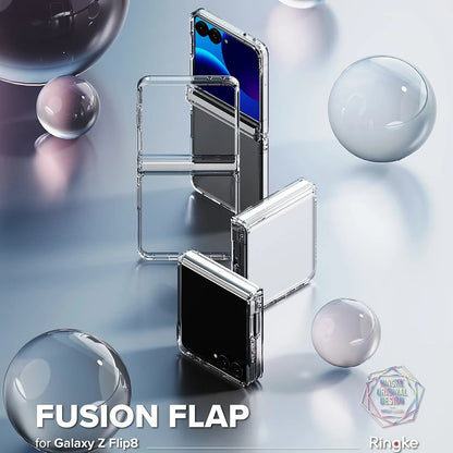 Capa para Samsung Galaxy Z Flip8 F776, Ringke, Fusion Flap, Transparente