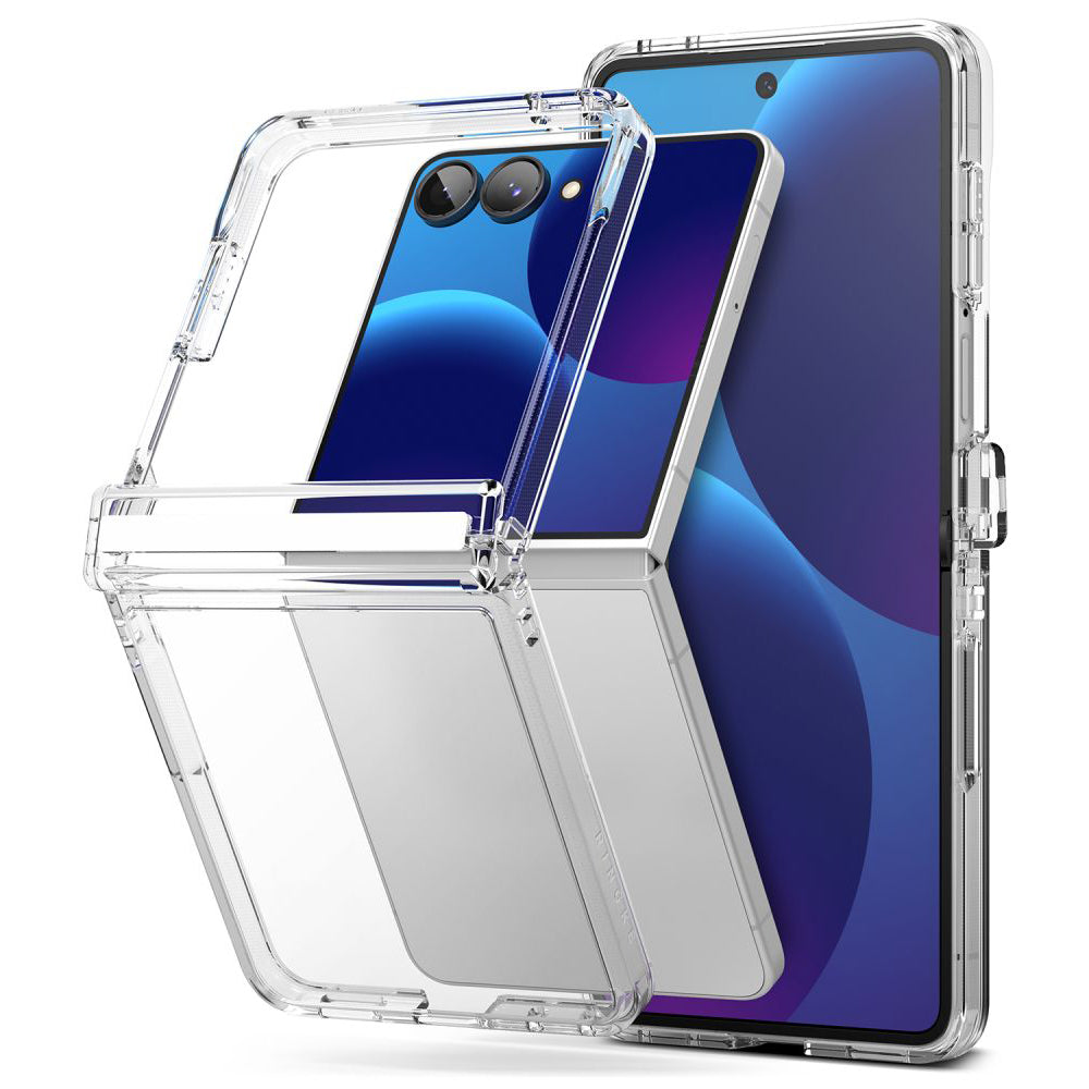 Capa para Samsung Galaxy Z Flip8 F776, Ringke, Fusion Flap, Transparente