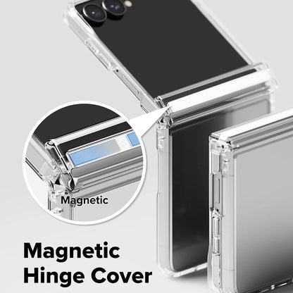 Capa para Samsung Galaxy Z Flip8 F776, Ringke, Fusion Flap, Transparente