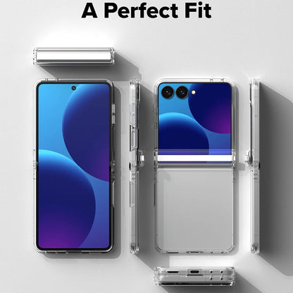 Capa para Samsung Galaxy Z Flip8 F776, Ringke, Fusion Flap, Transparente