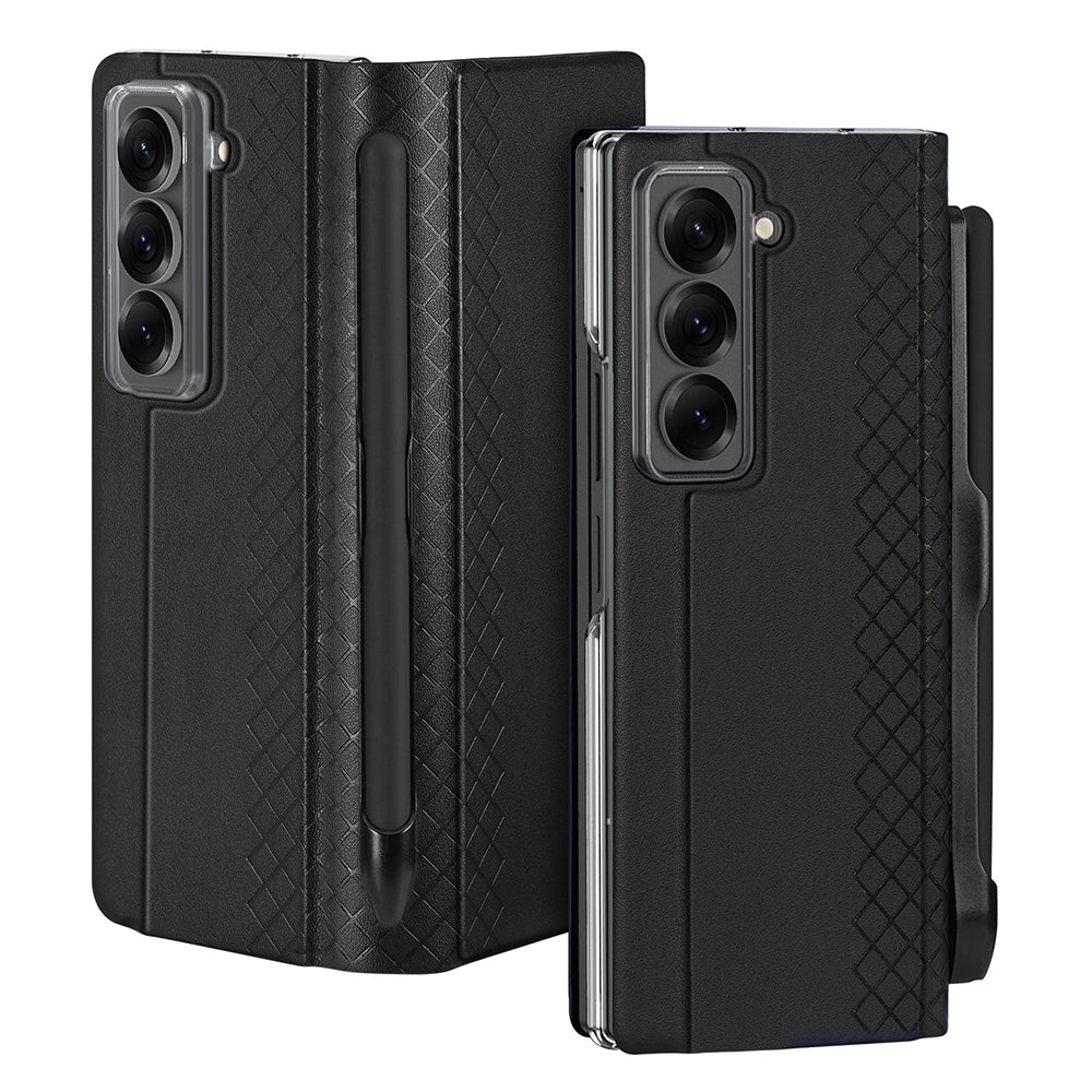 Capa para Samsung Galaxy Z Fold Special, DUX DUCIS, Bril (com Suporte para Lápis), Preta