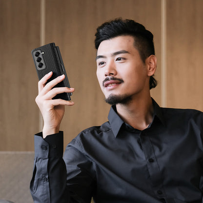 Capa para Samsung Galaxy Z Fold Special, DUX DUCIS, Bril (com Suporte para Lápis), Preta