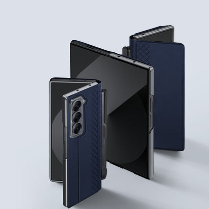 Capa para Samsung Galaxy Z Fold Special, DUX DUCIS, Bril (com Suporte para Lápis), Preta