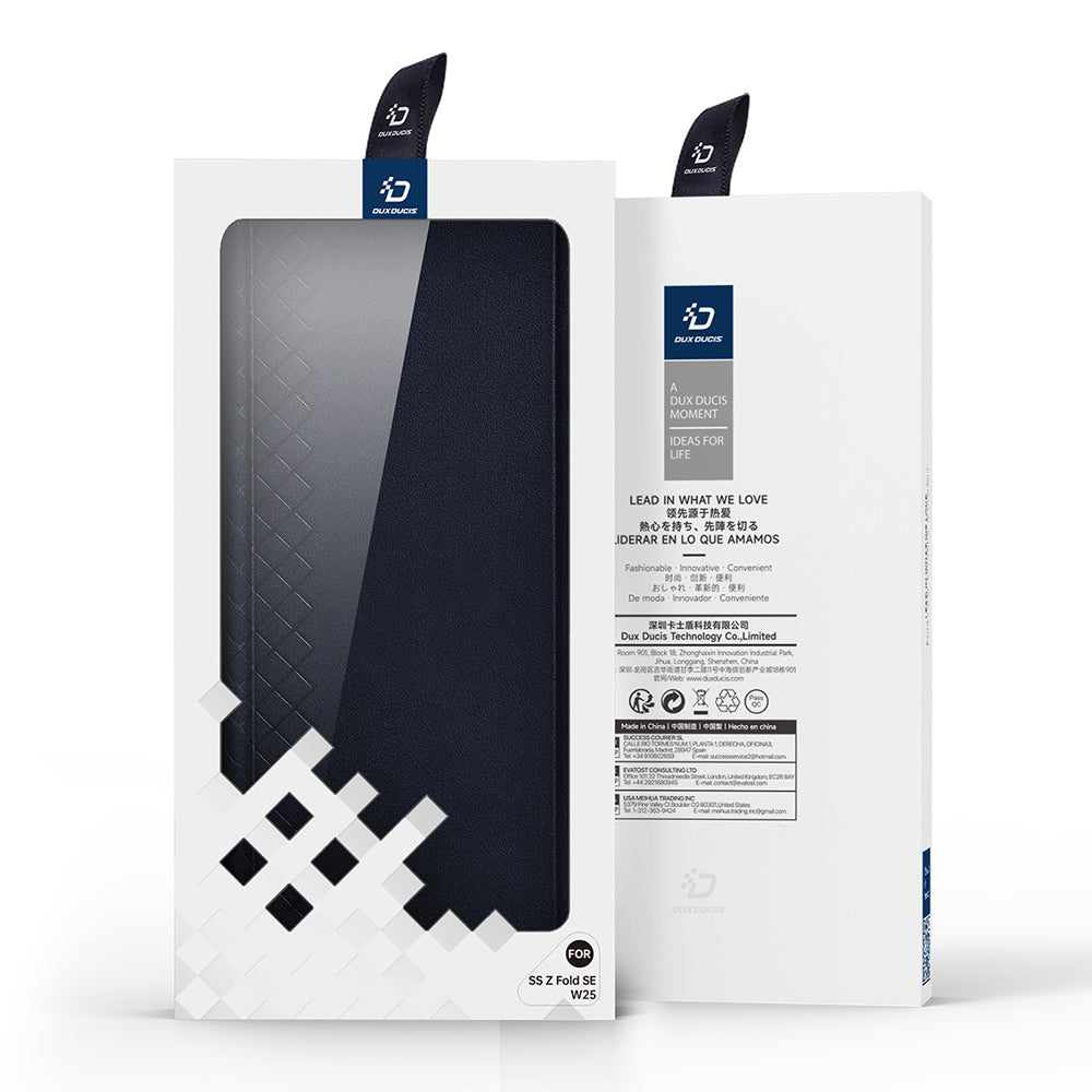Capa para Samsung Galaxy Z Fold Special, DUX DUCIS, Bril (com Suporte para Lápis), Preta