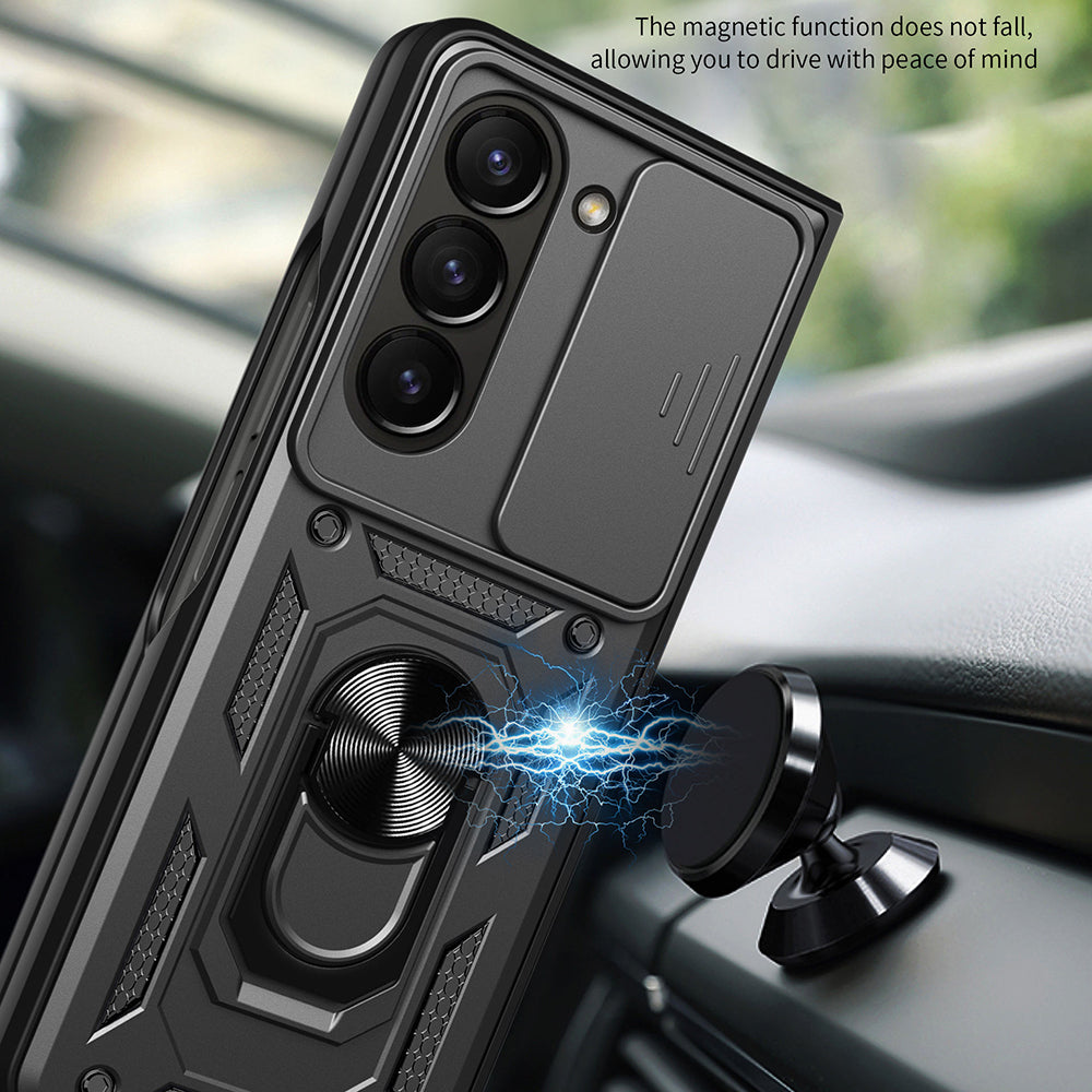 Case for Samsung Galaxy Z Fold5 F946, Techsuit, CamShield, Black