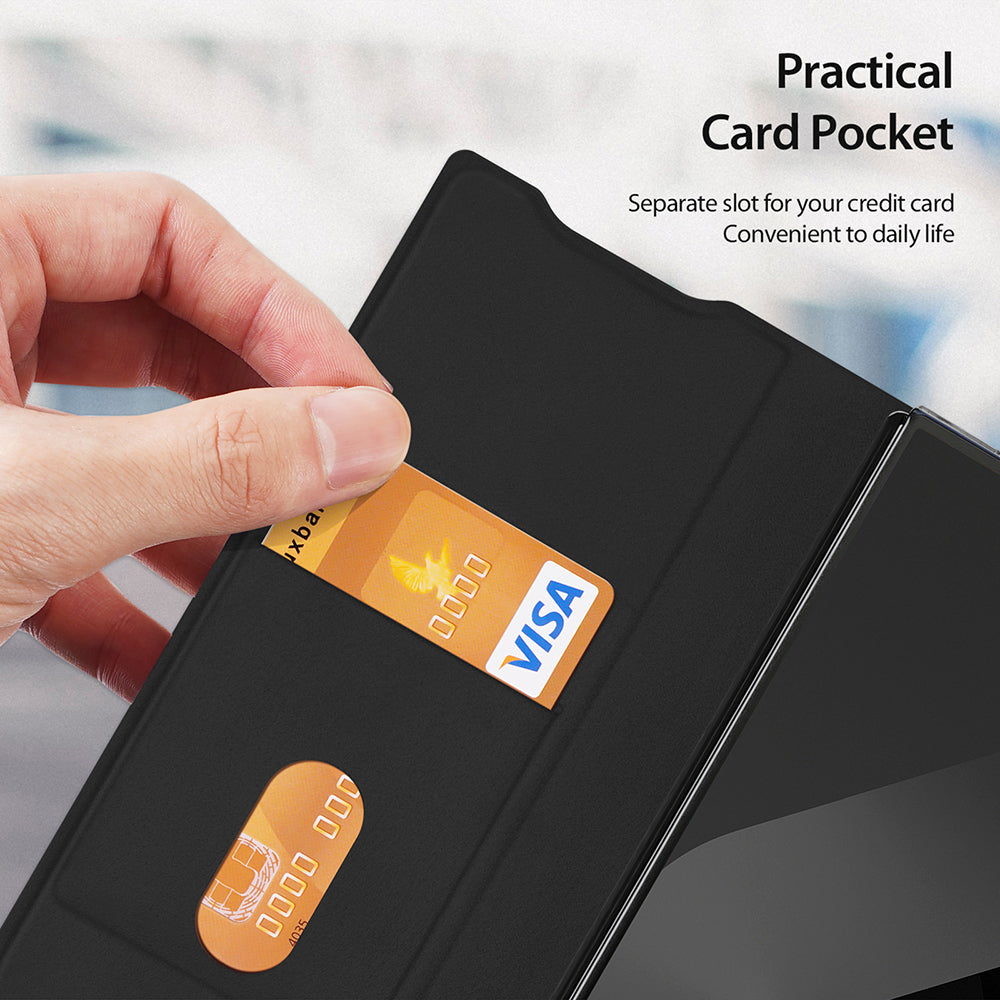 Capa para Samsung Galaxy Z Fold6 F956, DUX DUCIS, Bril, Azul